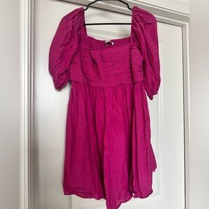 Pink Abercrombie babydoll dress